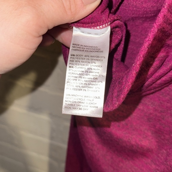 Chicos jogger Pants zenergy soft essentials orchid flower color pinky red NEW 12 - Picture 4 of 5